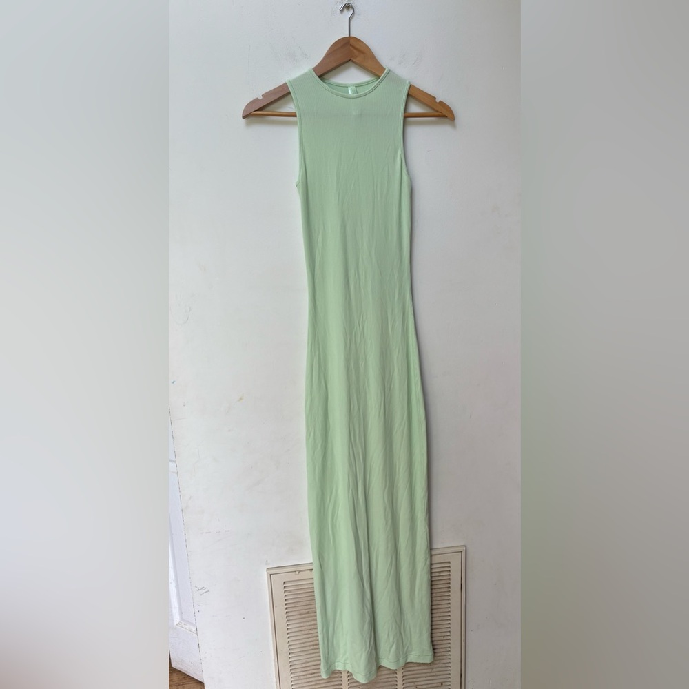 Skims Ribbed Maxi Soft Lounge Dress